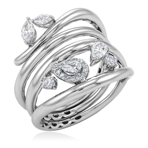 Кольцо из золота с бриллиантами