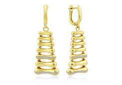 Золотые серьги 585 пробы