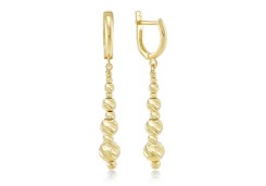 Серьги из желтого золота