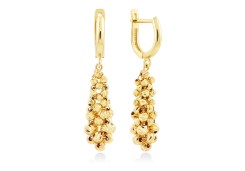 Серьги из желтого золота