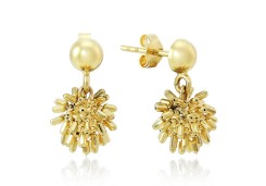 Золотые серьги 585 пробы