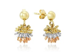 Золотые серьги 585 пробы