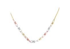 Колье из комбинированного золота