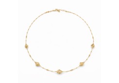 Колье из желтого золота