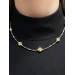 Колье из желтого золота
