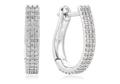 Серьги золотые с бриллиантами