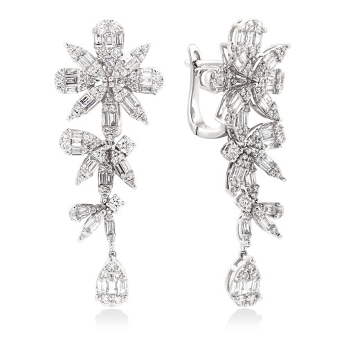 Серьги из золота с бриллиантами