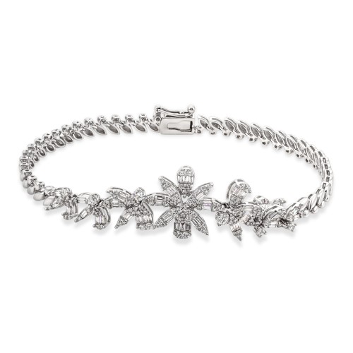 Золотой браслет с бриллиантами