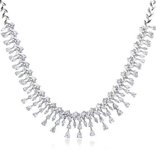 Эксклюзивное золотое колье с бриллиантами