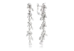 Эксклюзивные золотые серьги с бриллиантами