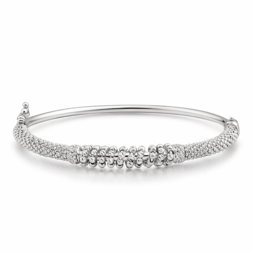 Декоративный браслет из белого золота