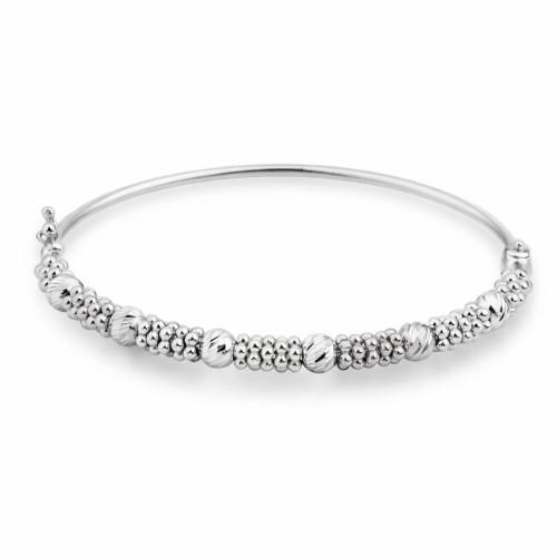 Декоративный браслет из белого золота