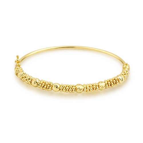 Жесткий браслет из золота