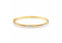 Жесткий браслет из золота