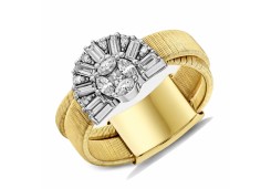 Итальянское Кольцо из золота с бриллиантами