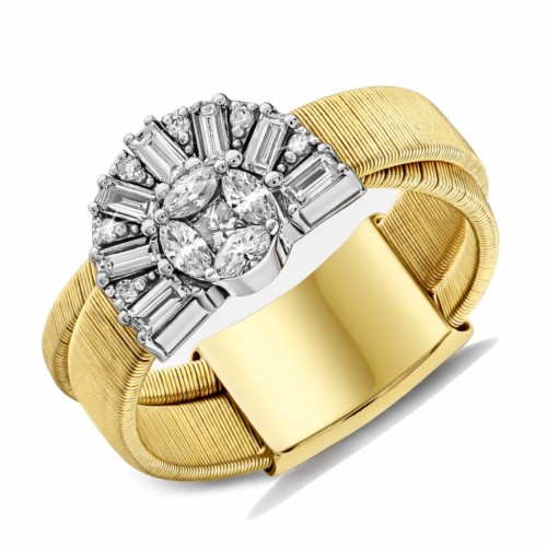 Итальянское Кольцо из золота с бриллиантами