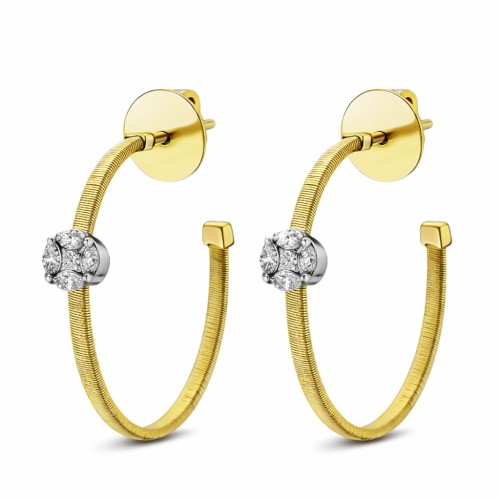 Серьги из золота с бриллиантами