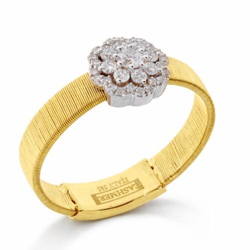 Кольцо из золота с бриллиантами