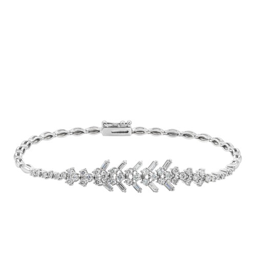 Золотой браслет с бриллиантами