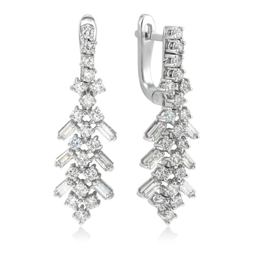 Серьги из золота с бриллиантами