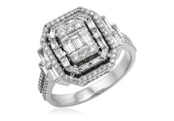 Кольцо золотое с бриллиантами 