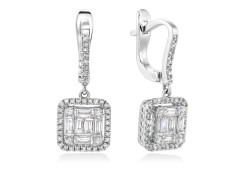 Серьги из золота с бриллиантами