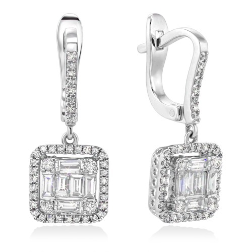 Серьги из золота с бриллиантами