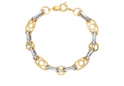 Декоративный  браслет из комбинированного золота