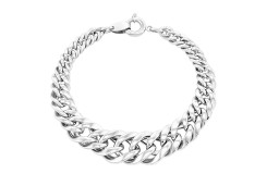 Декоративный браслет из белого золота