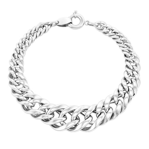 Декоративный браслет из белого золота