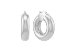 Итальянские золотые серьги кольца