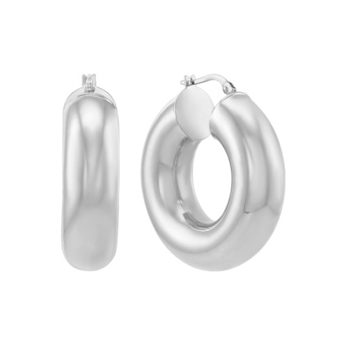 Итальянские золотые серьги кольца