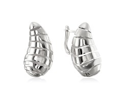 Серьги капли стиль Боттега