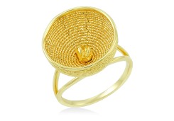 Эксклюзивное Кольцо из желтого золота