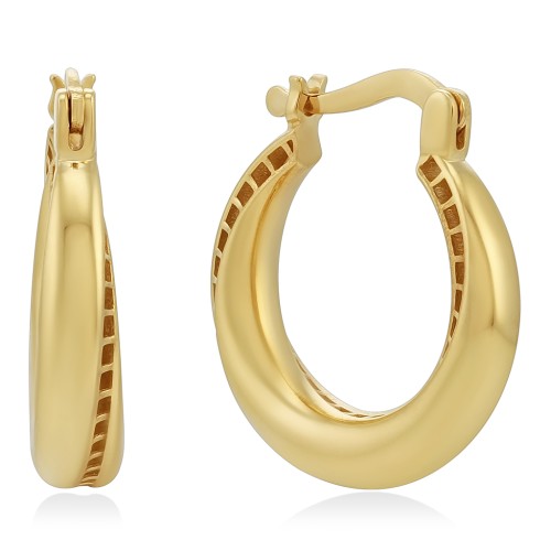 Серьги кольца из золота