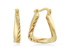 Золотые серьги конго