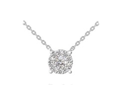 Колье Invisible из золота с бриллиантами