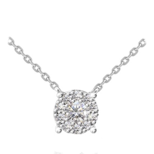 Колье Invisible из золота с бриллиантами