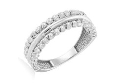 Стильное Кольцо из золота с шариками