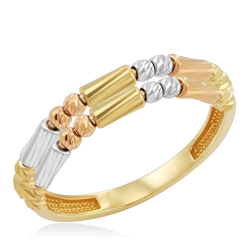 Кольцо из комбинированного золота