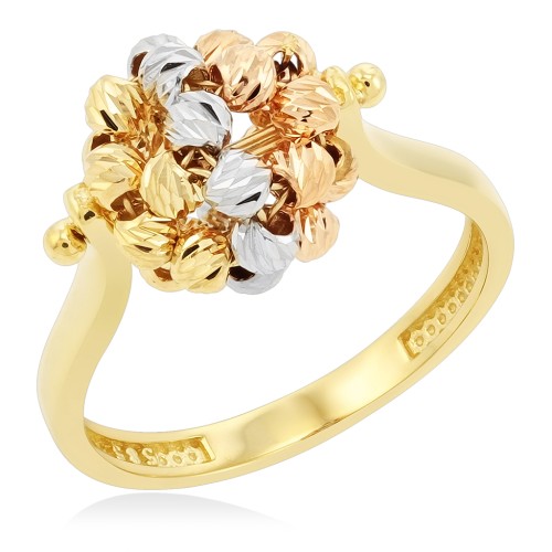 Кольцо из комбинированного золота