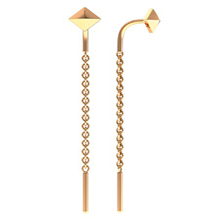 Золотые cерьги классические