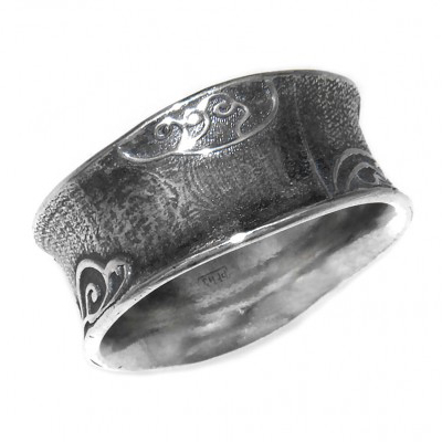 Серебряное кольцо с чернением