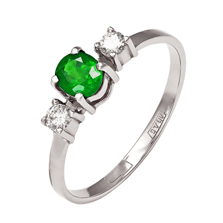 Серебряное кольцо с кварцем