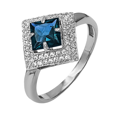 Серебряное кольцо с кварцем