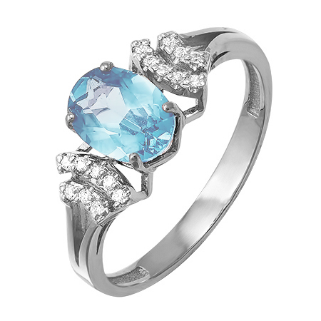 Серебряное кольцо с кварцем