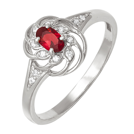 Серебряное кольцо с кварцем