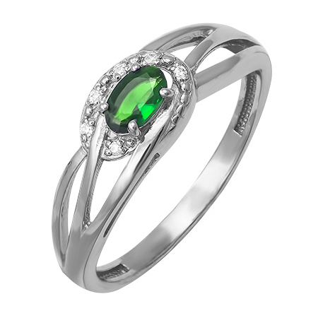 Серебряное кольцо с кварцем