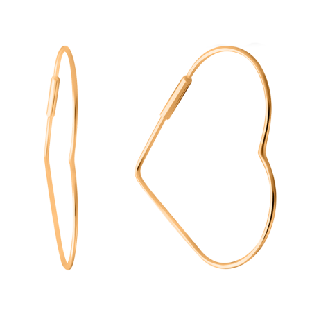 Золотые cерьги конго