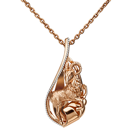 Золотая подвеска 